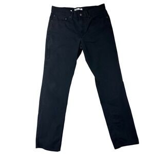 Signature Levi Strauss Athletic Pants Mens 34X34 Black Stretch Chino Side Pocket
